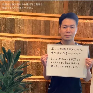 カウンセリングを受けて食事管理方法が身についた40代男性